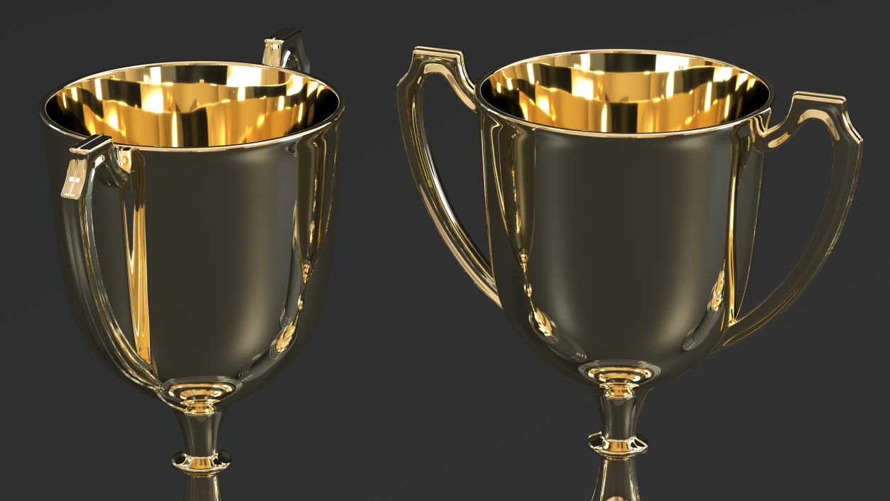 Brass Trophy 3D