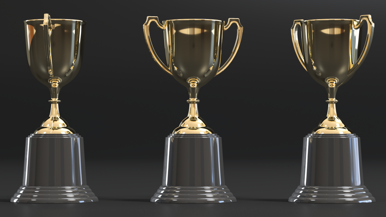 Brass Trophy 3D