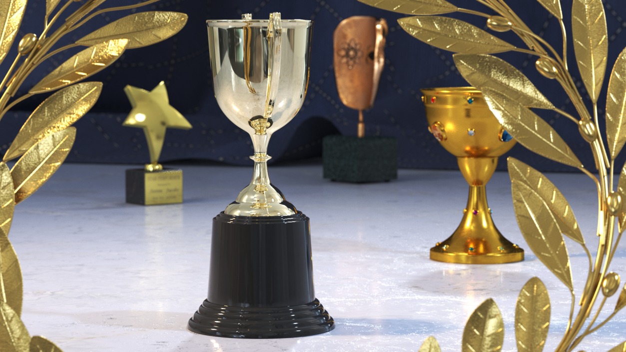 Brass Trophy 3D