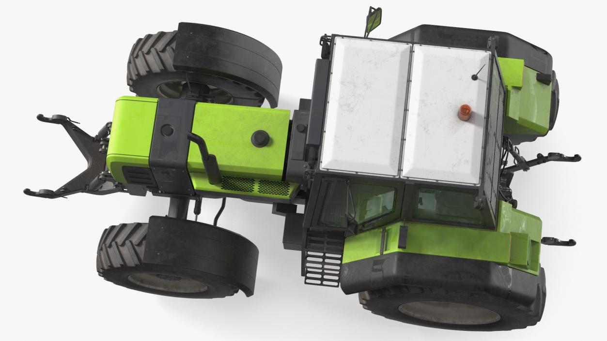 Wheel Tractor Dirty 3D model