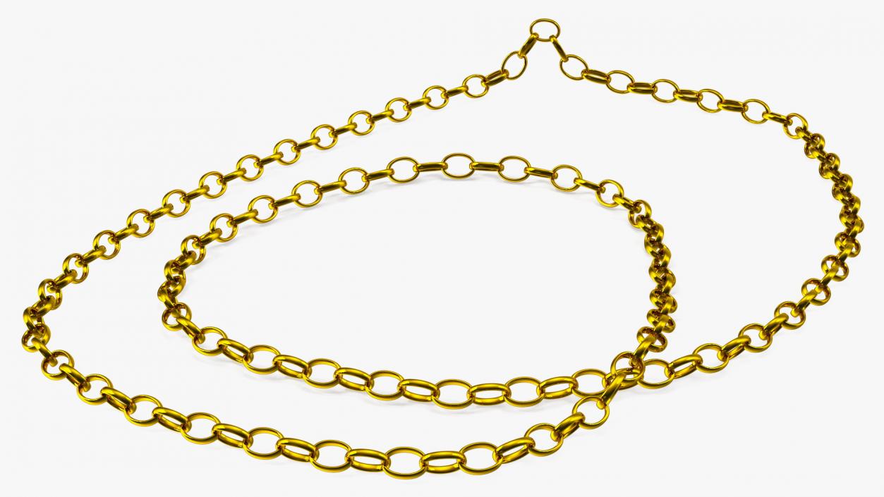 3D model Golden Jewelry Chain