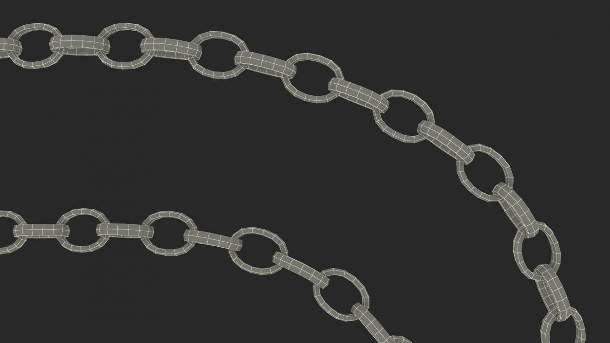 3D model Golden Jewelry Chain