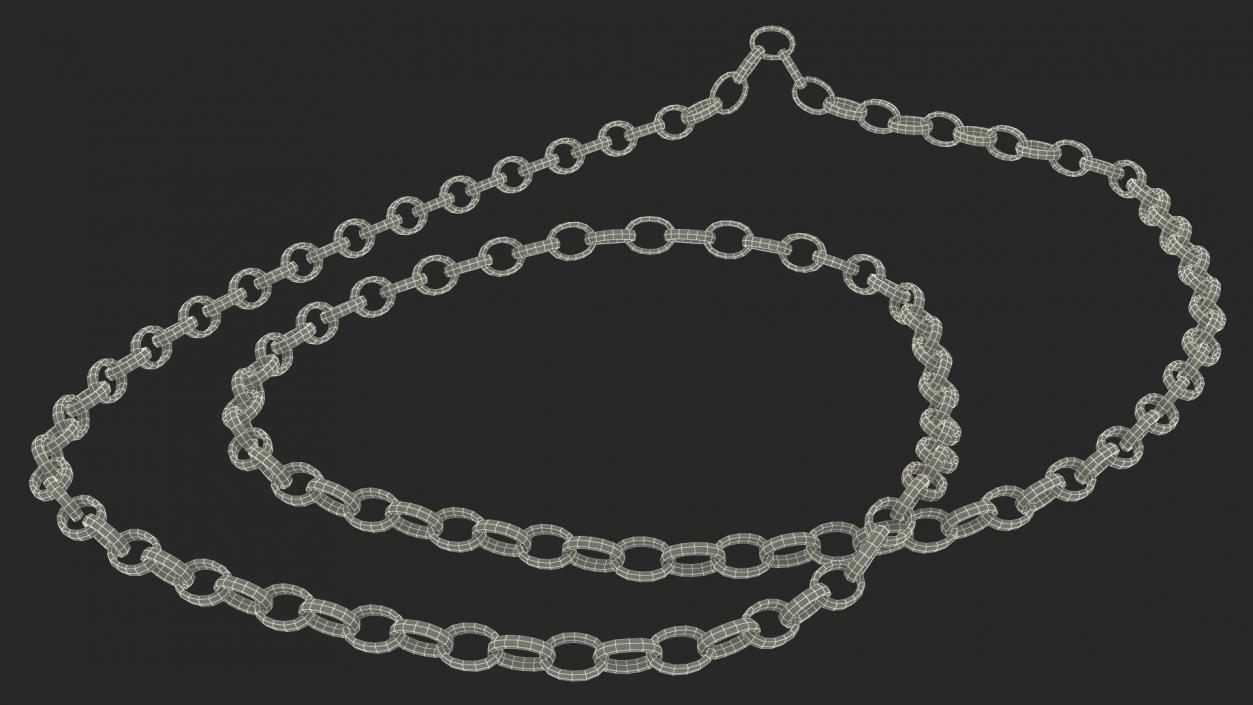 3D model Golden Jewelry Chain