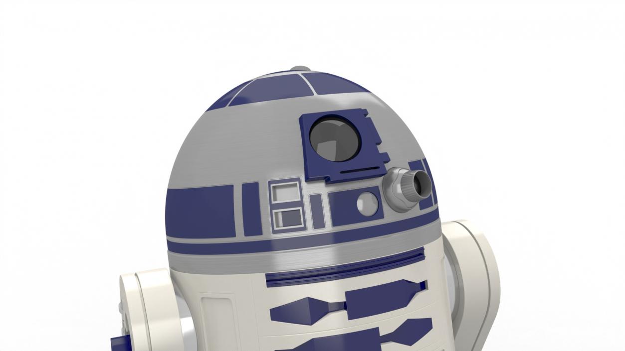 3D Robot Character R2-D2 Rigged model