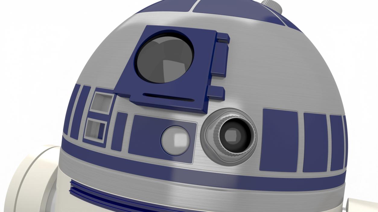 3D Robot Character R2-D2 Rigged model