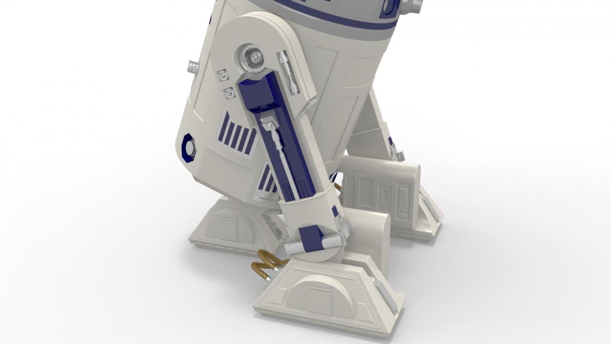 3D Robot Character R2-D2 Rigged model