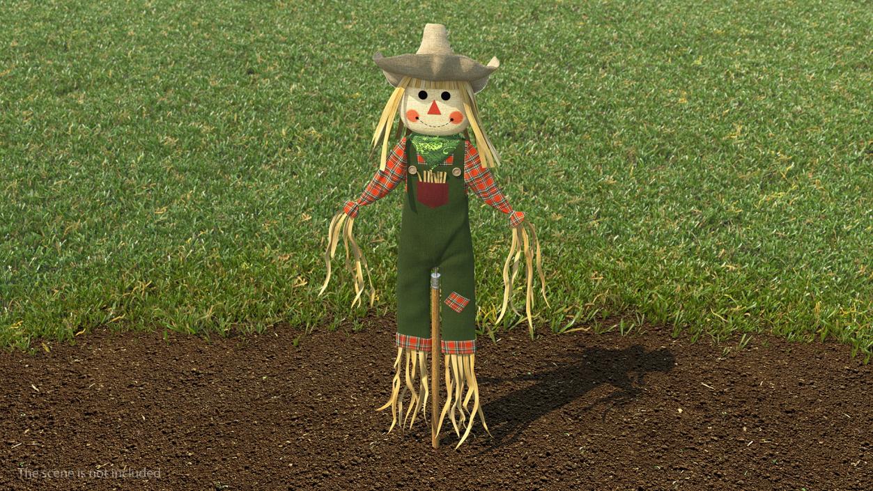 Harvest Scarecrow 3D