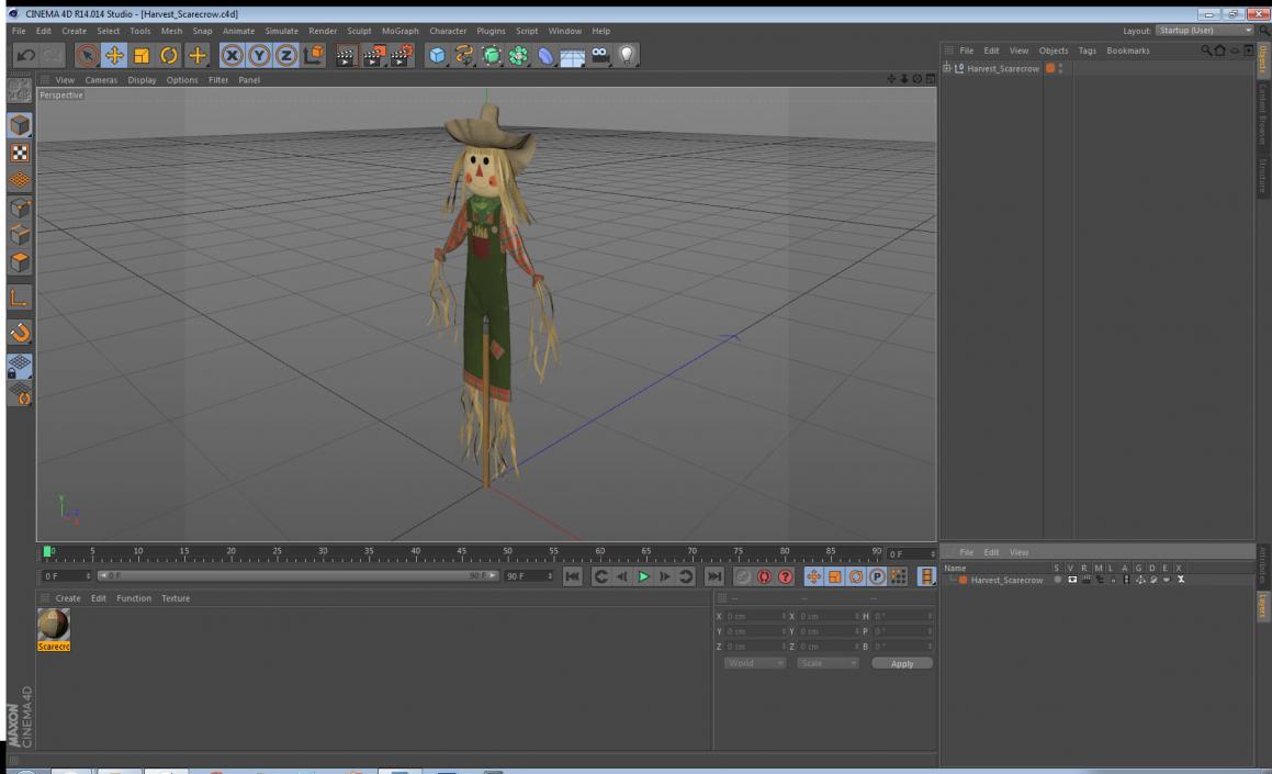 Harvest Scarecrow 3D