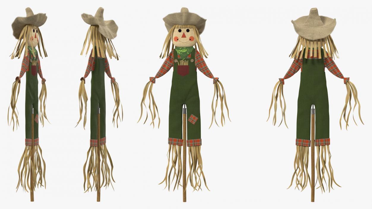 Harvest Scarecrow 3D