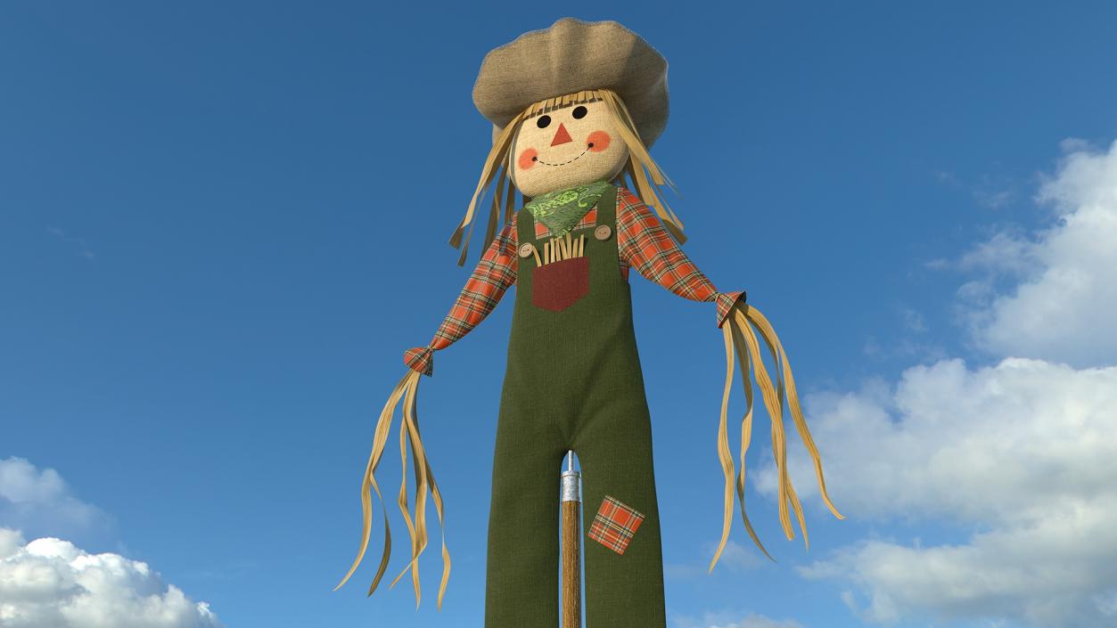 Harvest Scarecrow 3D