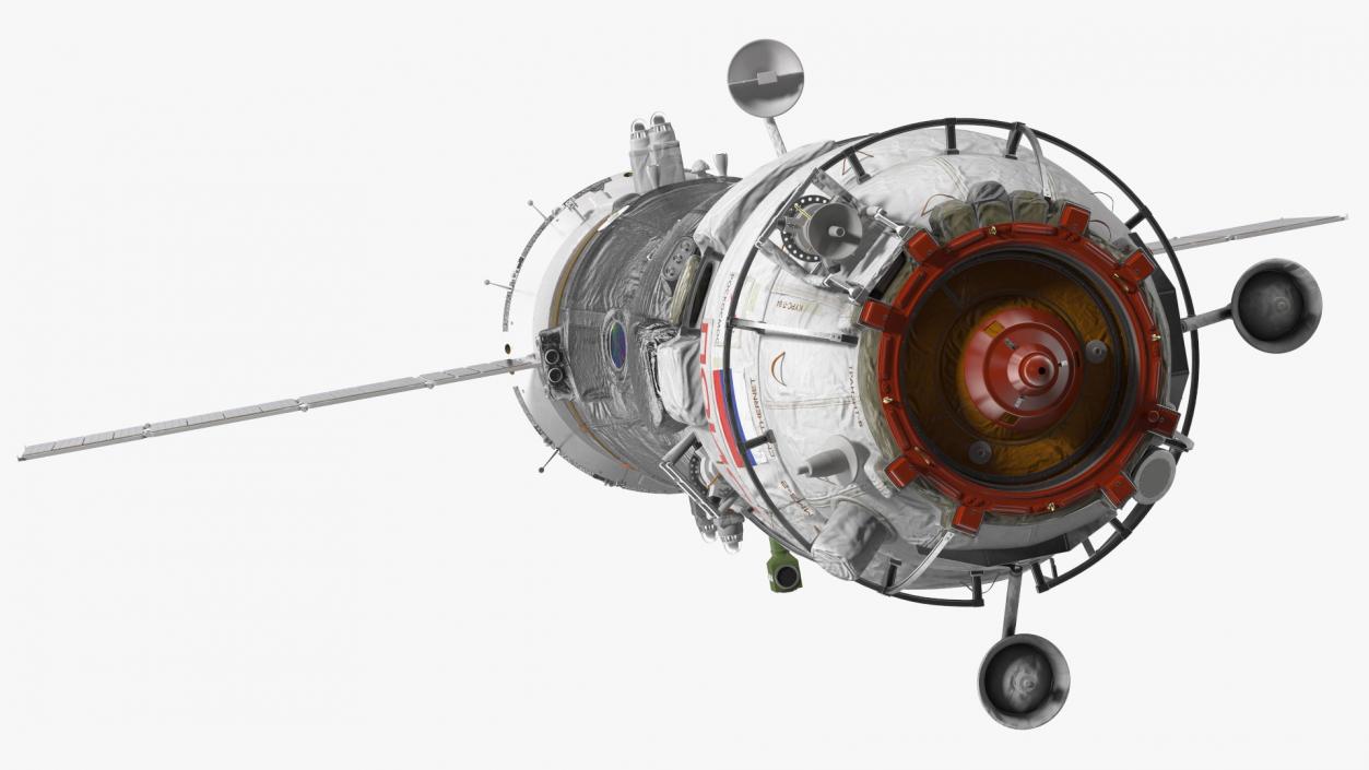 3D Soyuz with Poisk Module model