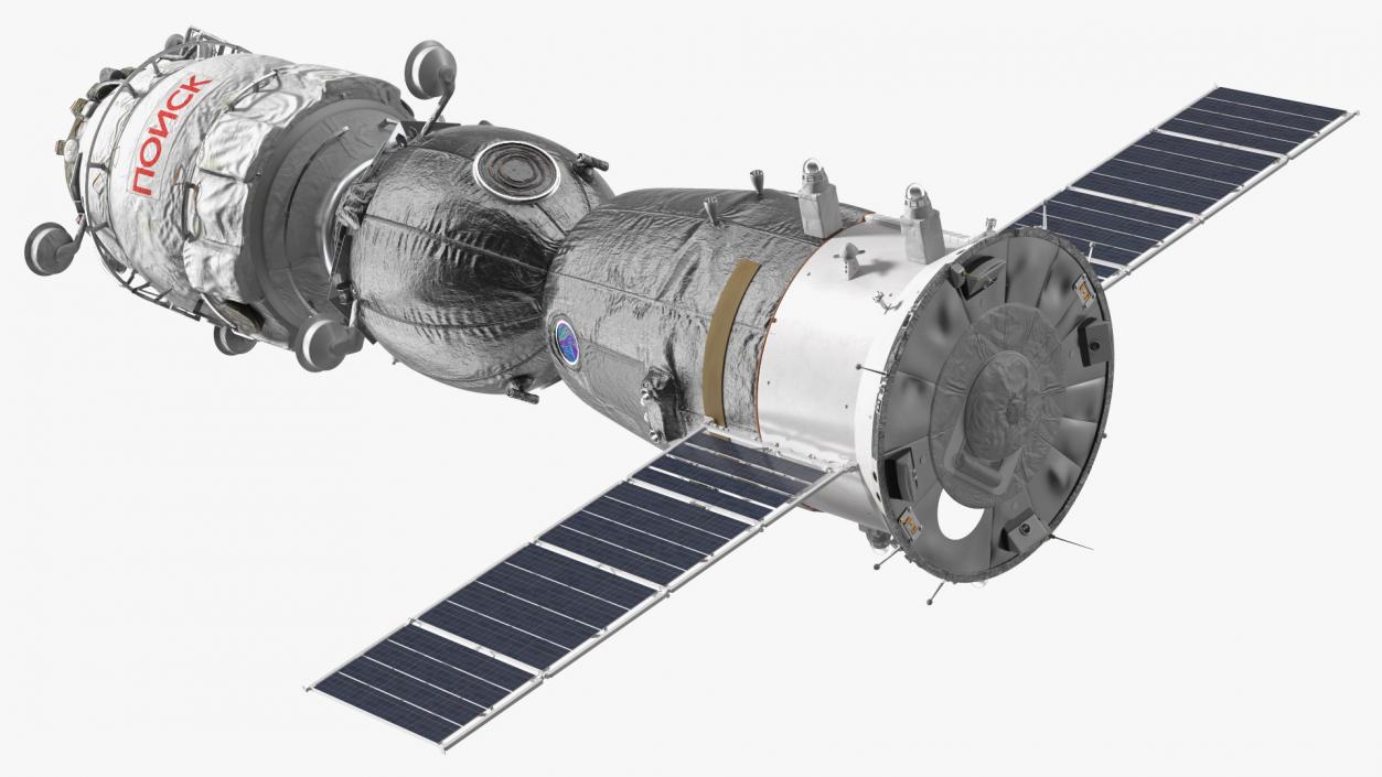 3D Soyuz with Poisk Module model