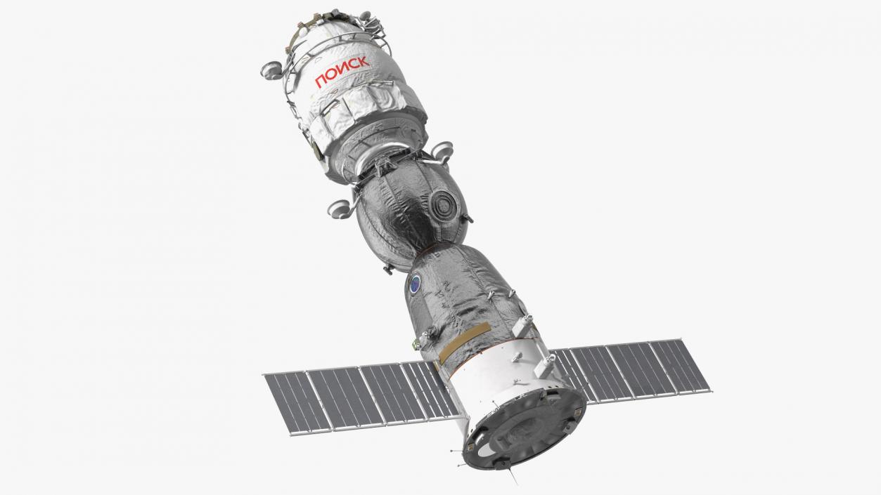 3D Soyuz with Poisk Module model