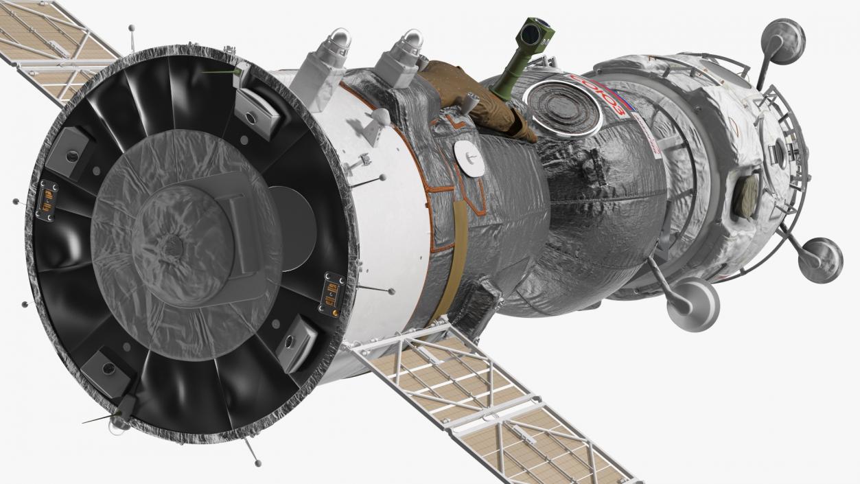 3D Soyuz with Poisk Module model