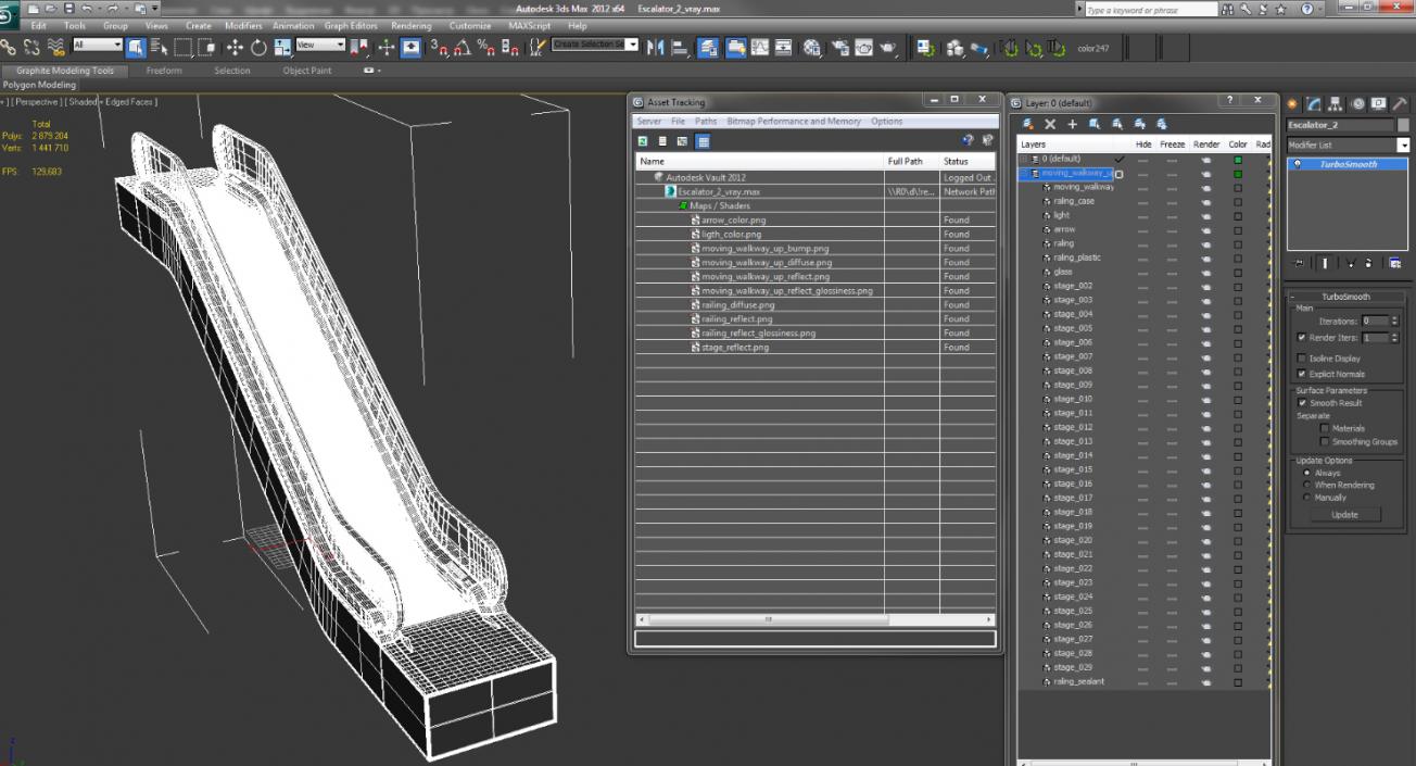 3D Escalator 2