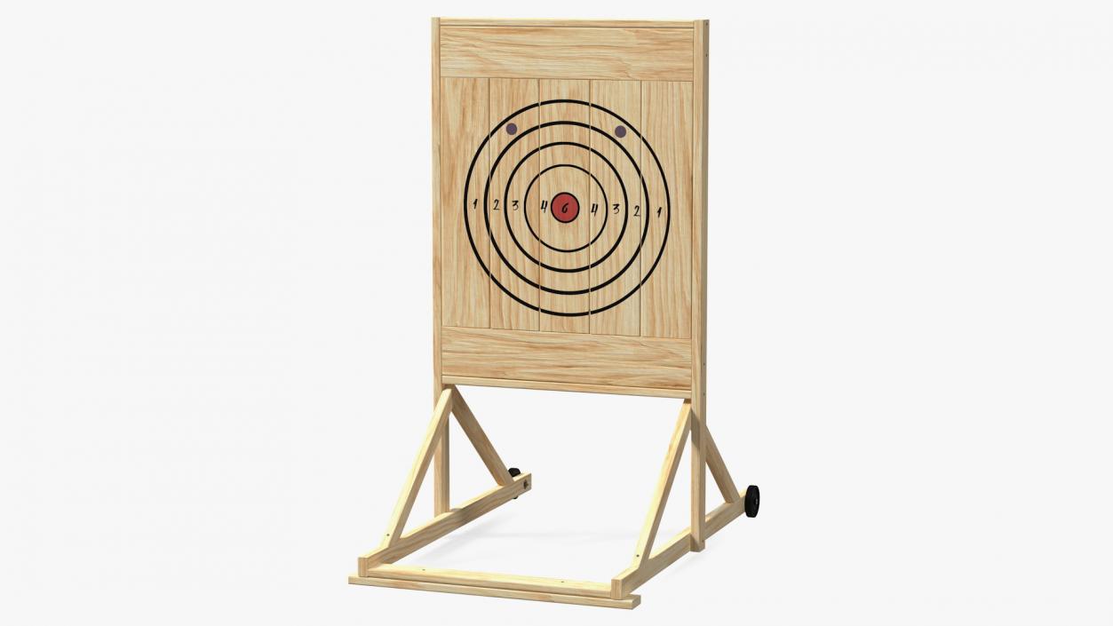 3D Wooden Axe Throwing Target