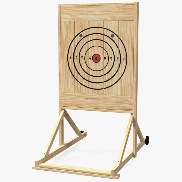 3D Wooden Axe Throwing Target