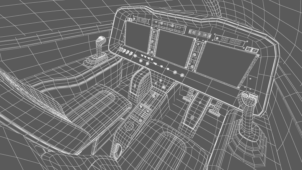 Electric Aircraft Rigged(1) 3D