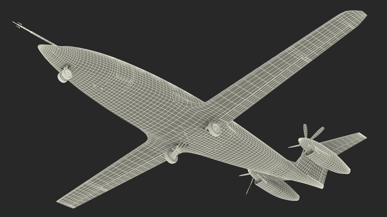 Electric Aircraft Rigged(1) 3D