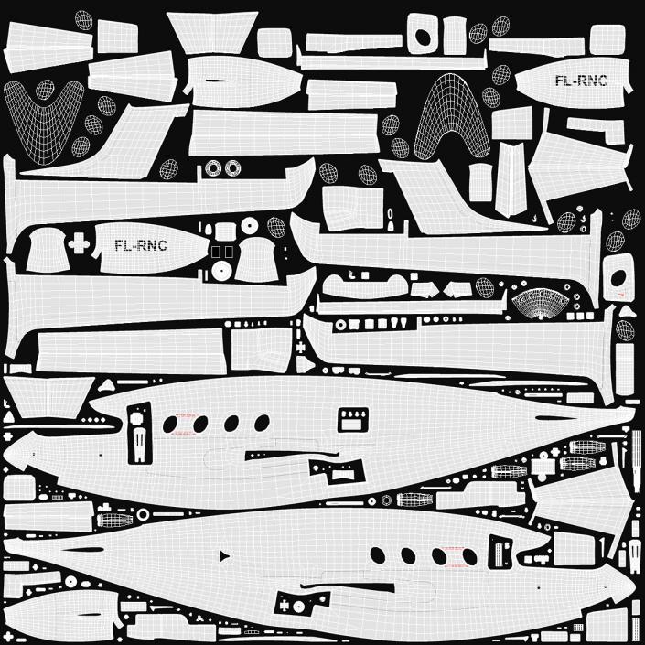 Electric Aircraft Rigged(1) 3D