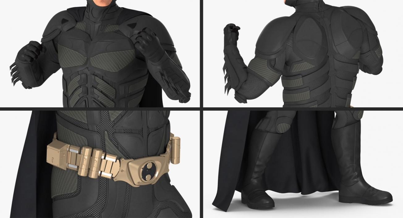 3D model Batman Fighting Pose