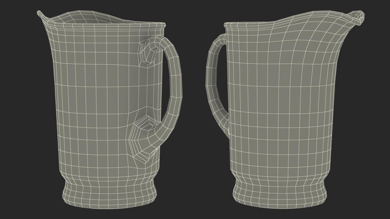 Glass Pouring Jug 3D