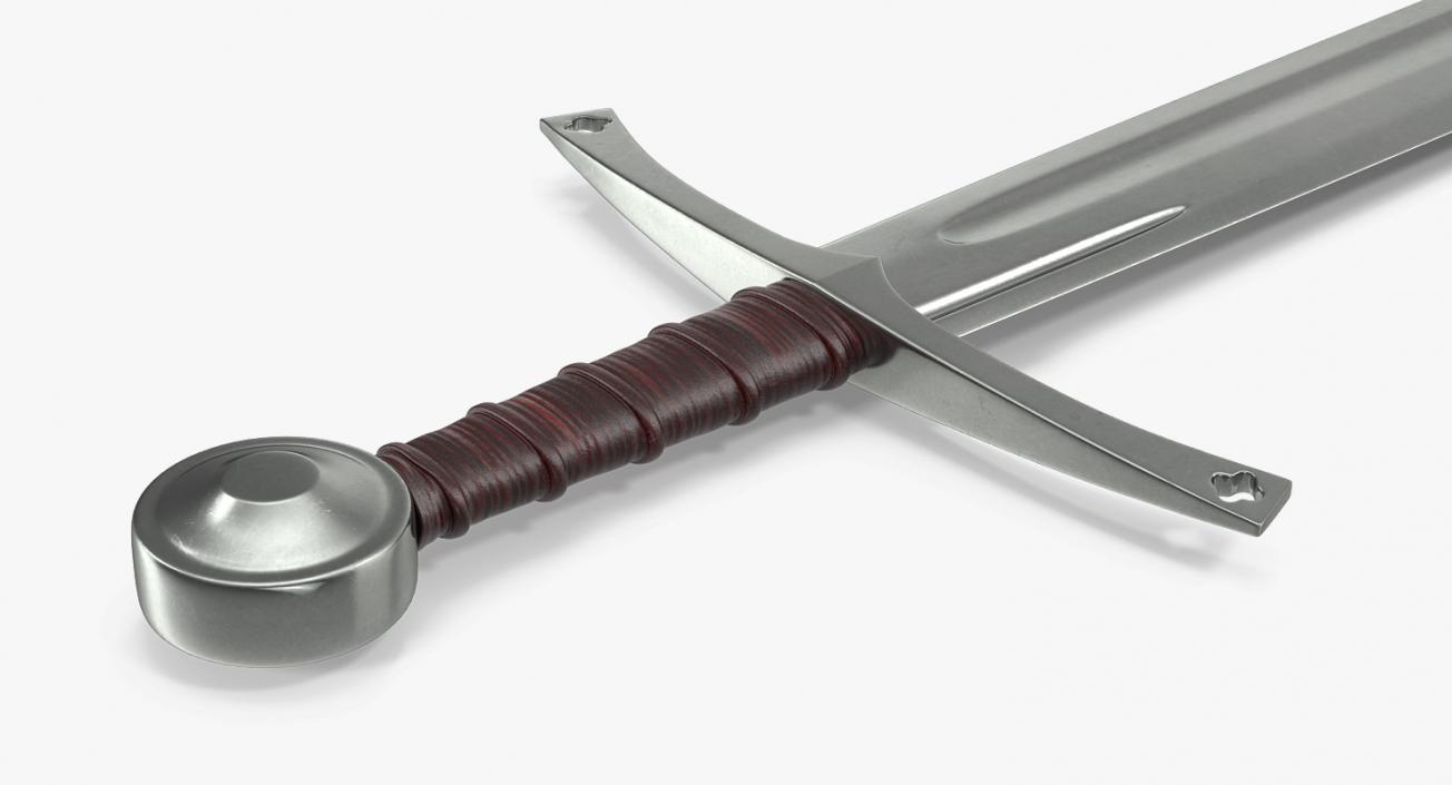 3D European Falchion Sword model