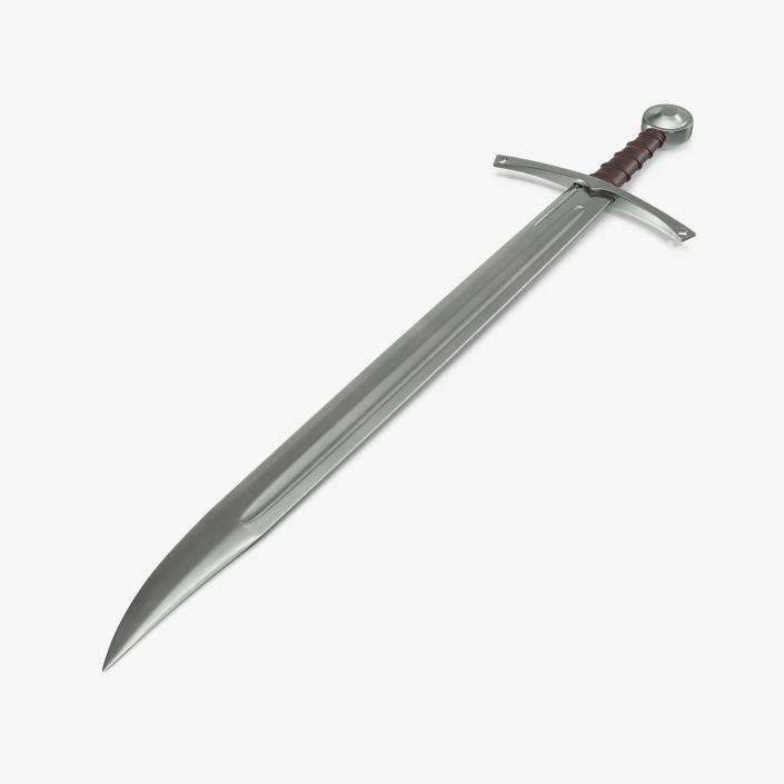 3D European Falchion Sword model