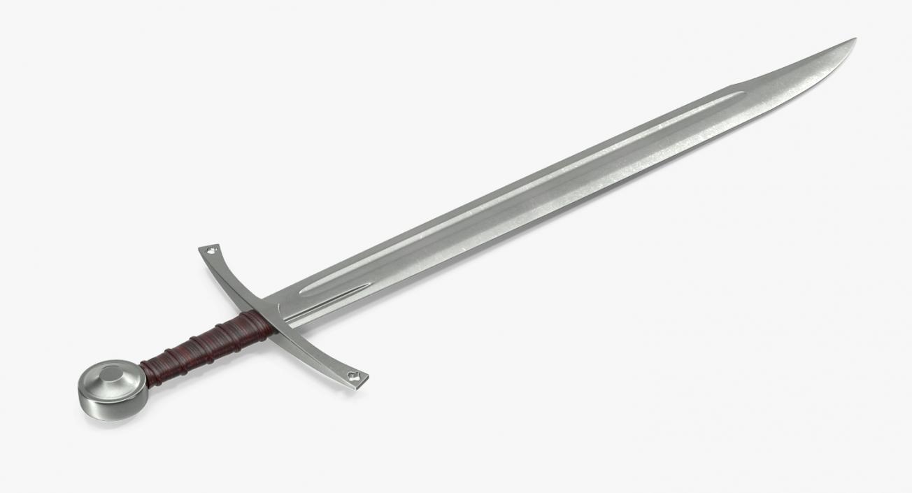 3D European Falchion Sword model