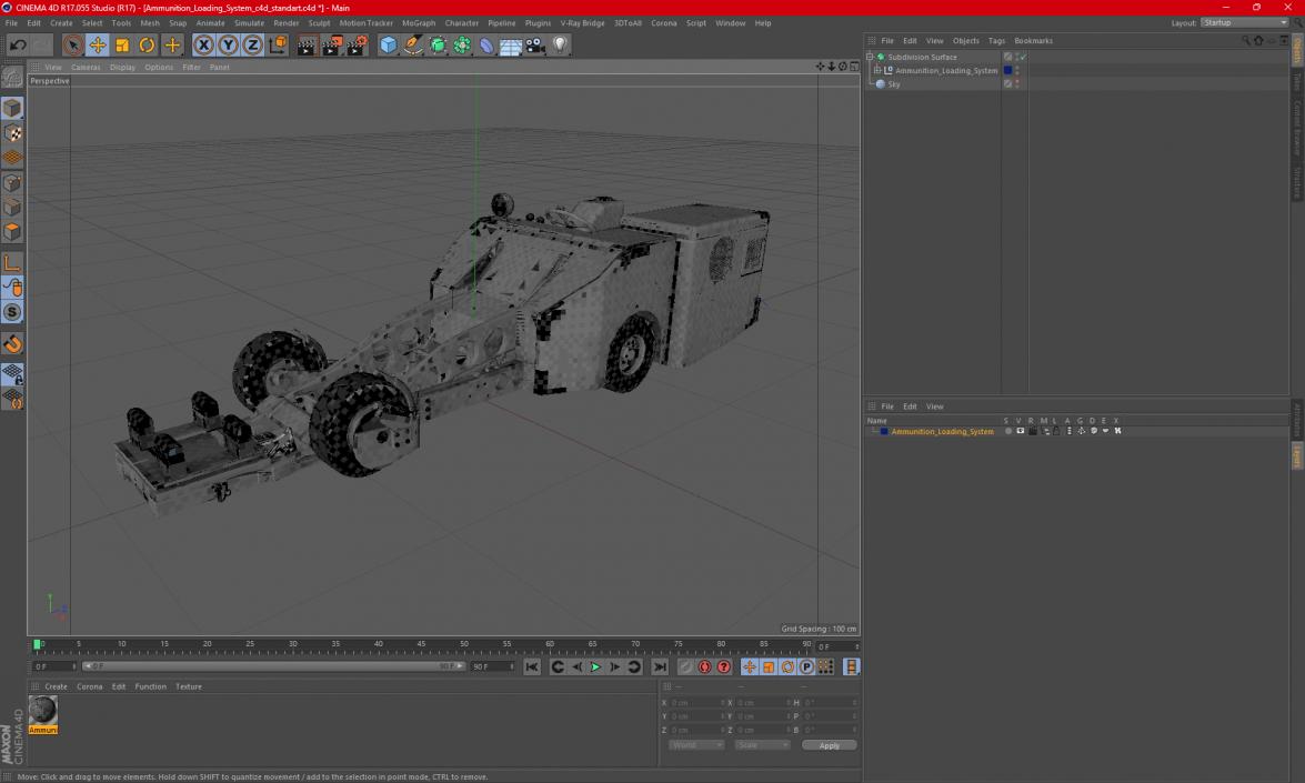 3D model Ammunition Loading System