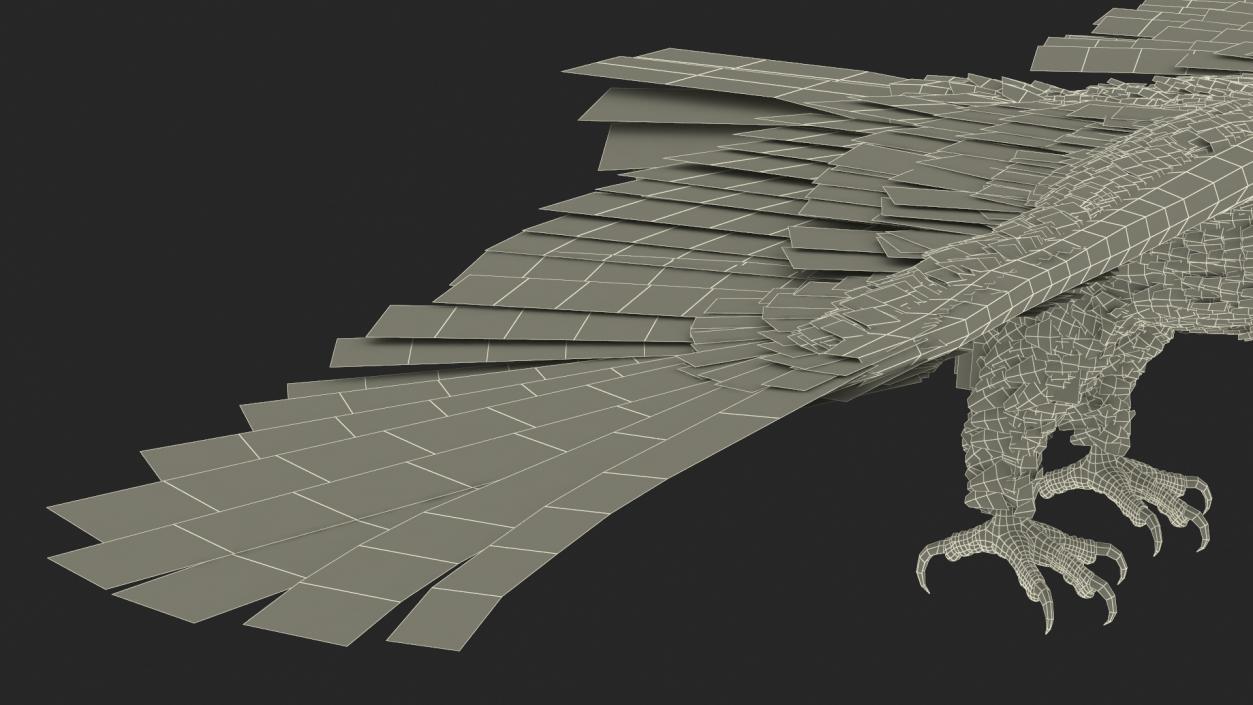 3D Realistic Imperial Eagle Rigged