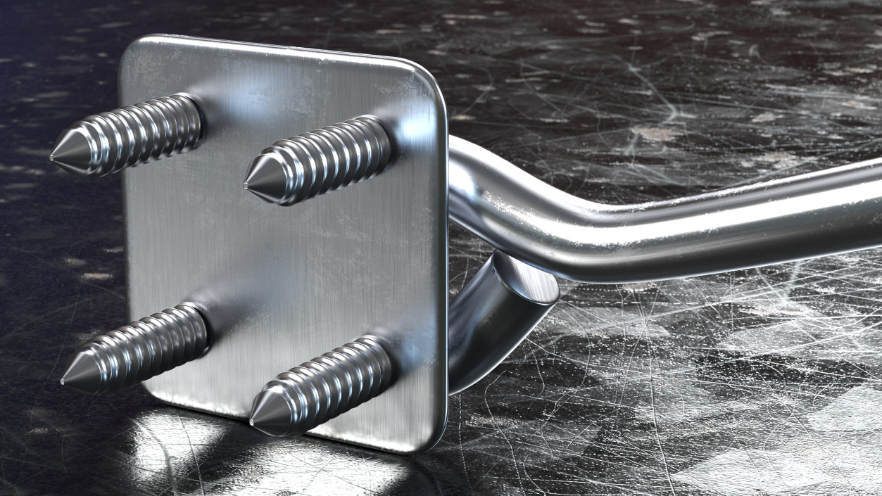 3D model Stainless Steel Cabin Hook and Eye Latch