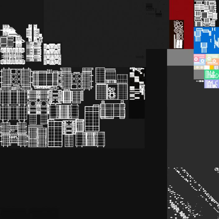 Motherboard Connectors 3D