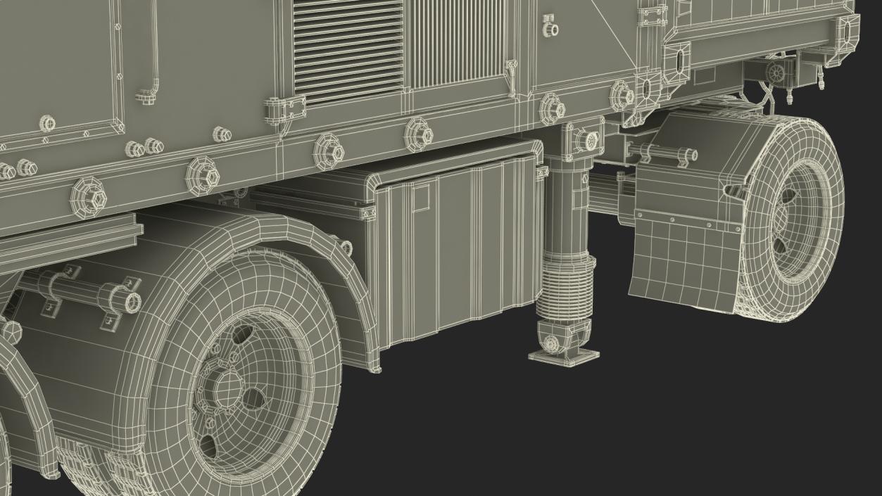 3D model Missile Launch System Crotale NG Rigged for Maya 2