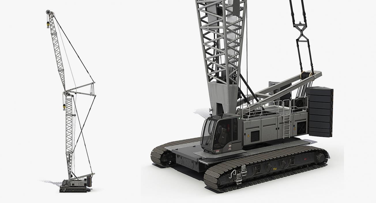 3D Lattice Boom Crane Generic