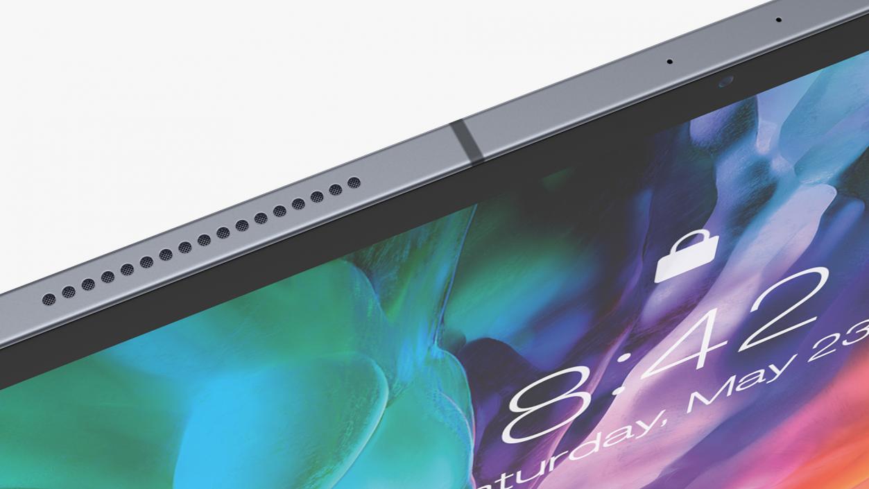 iPad Pro 2020 12.9 inch Space Grey 3D model