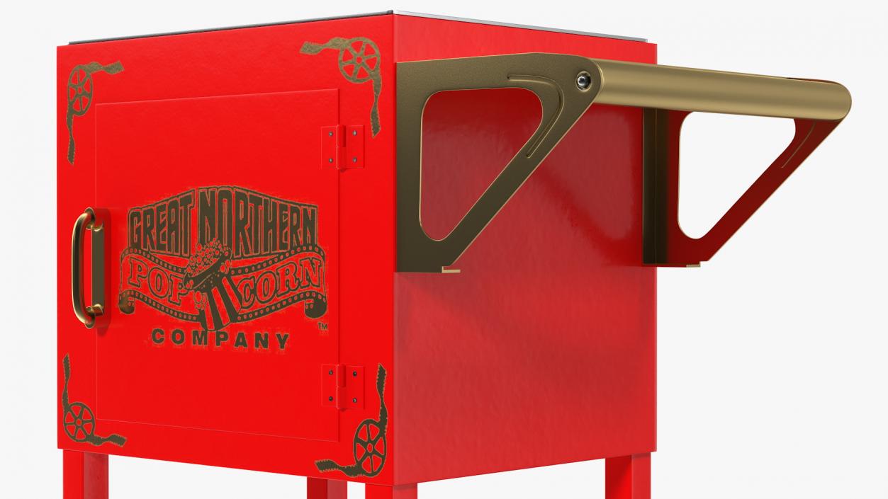 Great Northern Popcorn Cart 3D