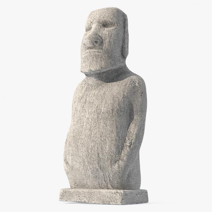 Moai Hoa Hakananai White 3D model