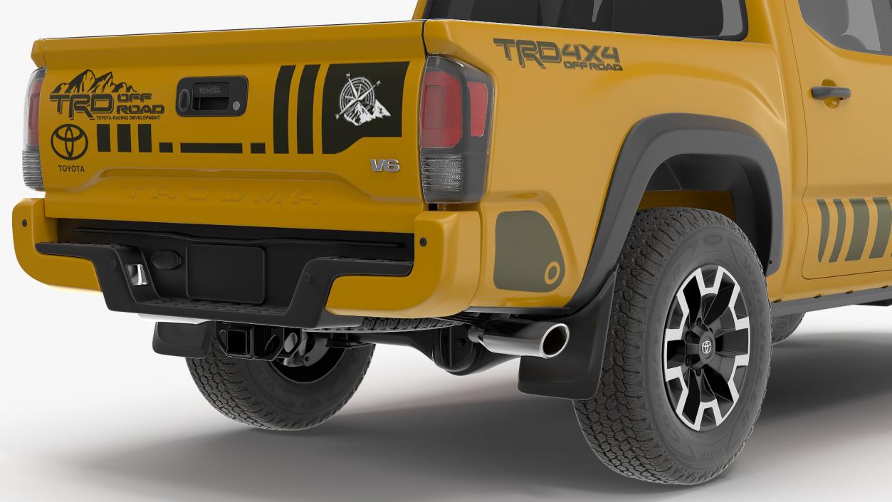 3D model Toyota Tacoma TRD Off Road Bronze 2021 Rigged