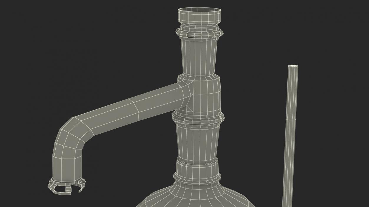 3D model Lab Stand with Flask