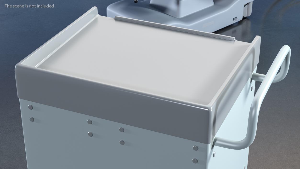 3D General Purpose Medical Cart with Drawers