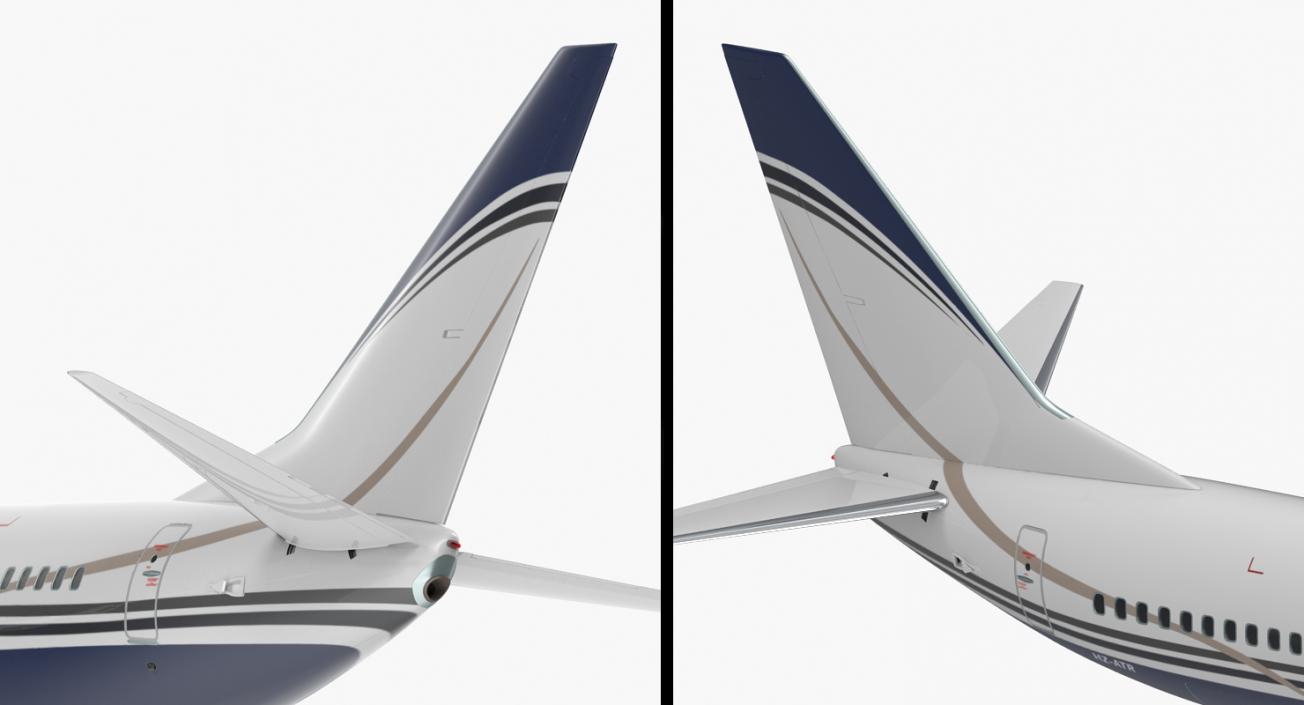 Boeing 737-800 Generic Rigged 3D model