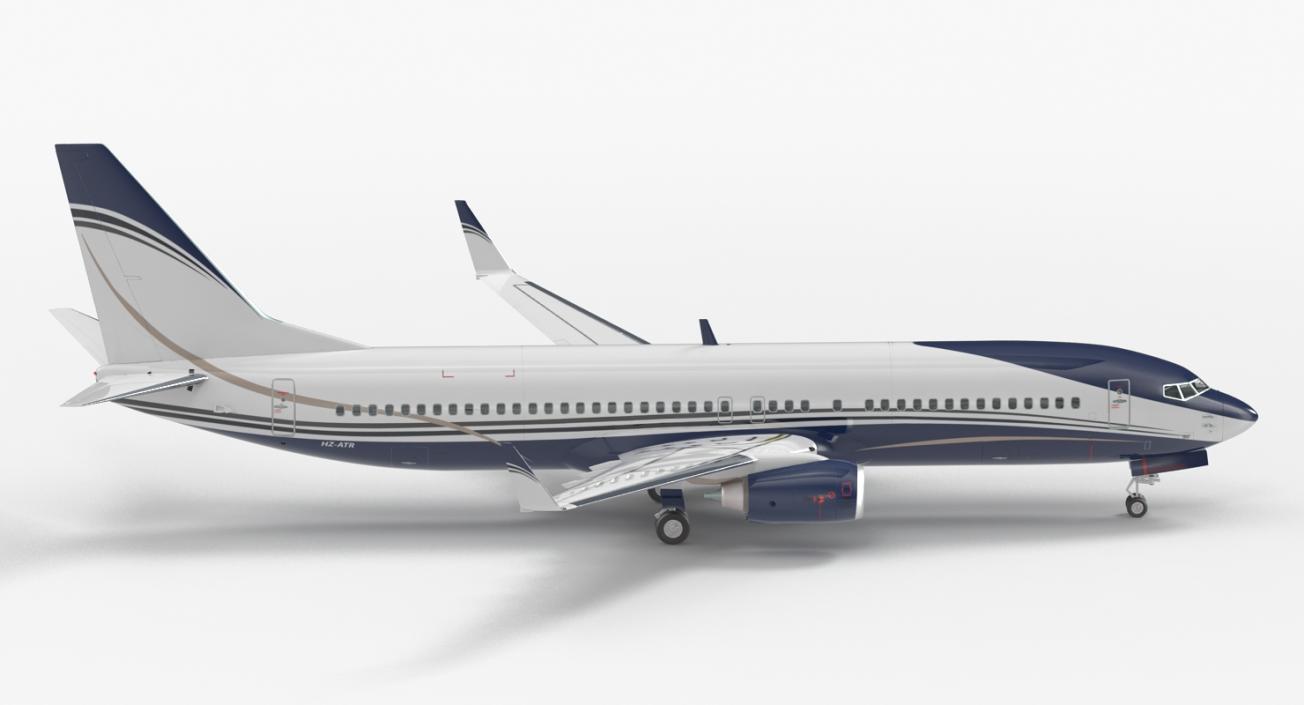 Boeing 737-800 Generic Rigged 3D model