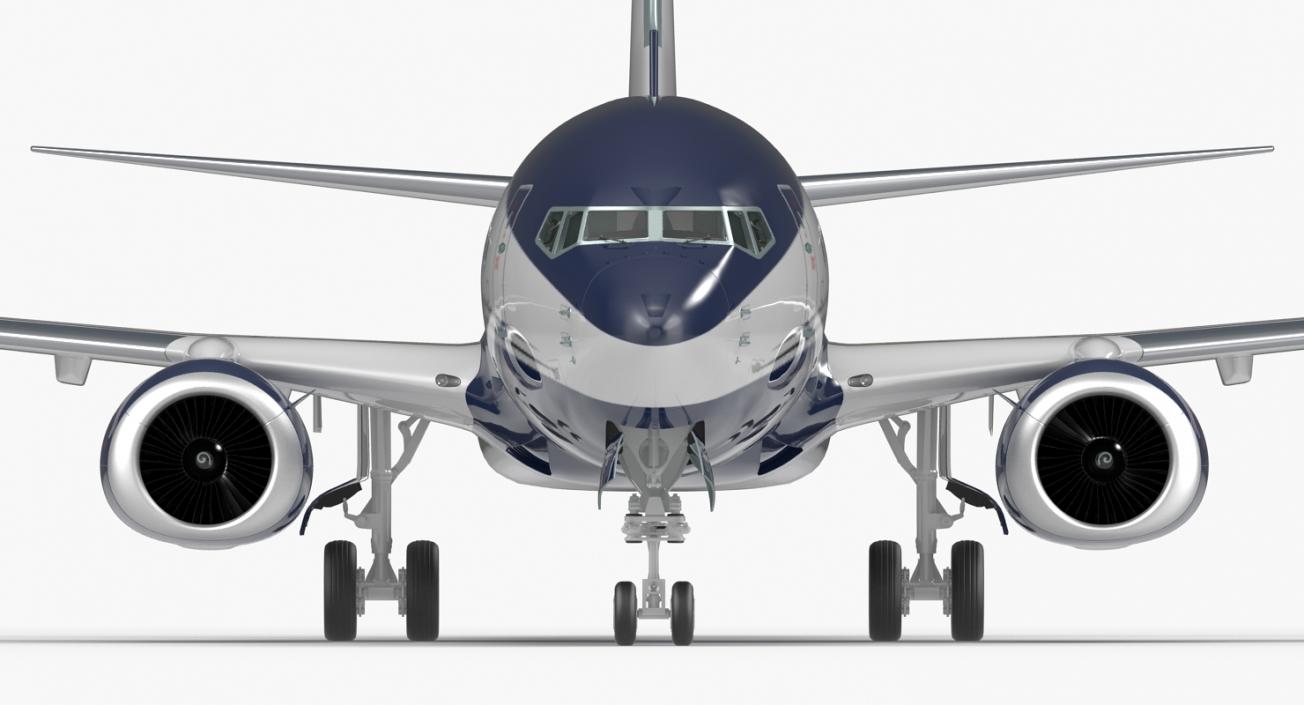 Boeing 737-800 Generic Rigged 3D model