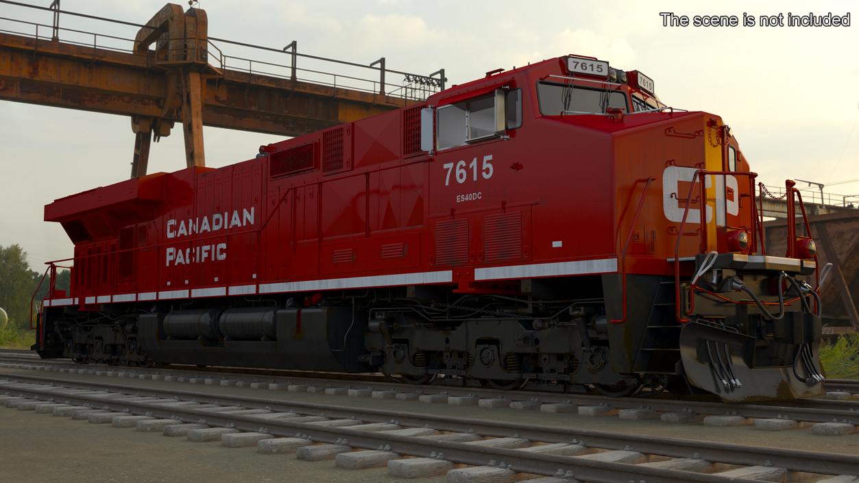 Canadian Pacific Railway Locomotive ES44AC 3D