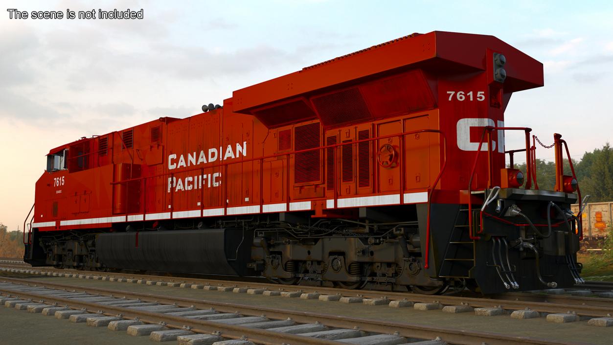 Canadian Pacific Railway Locomotive ES44AC 3D