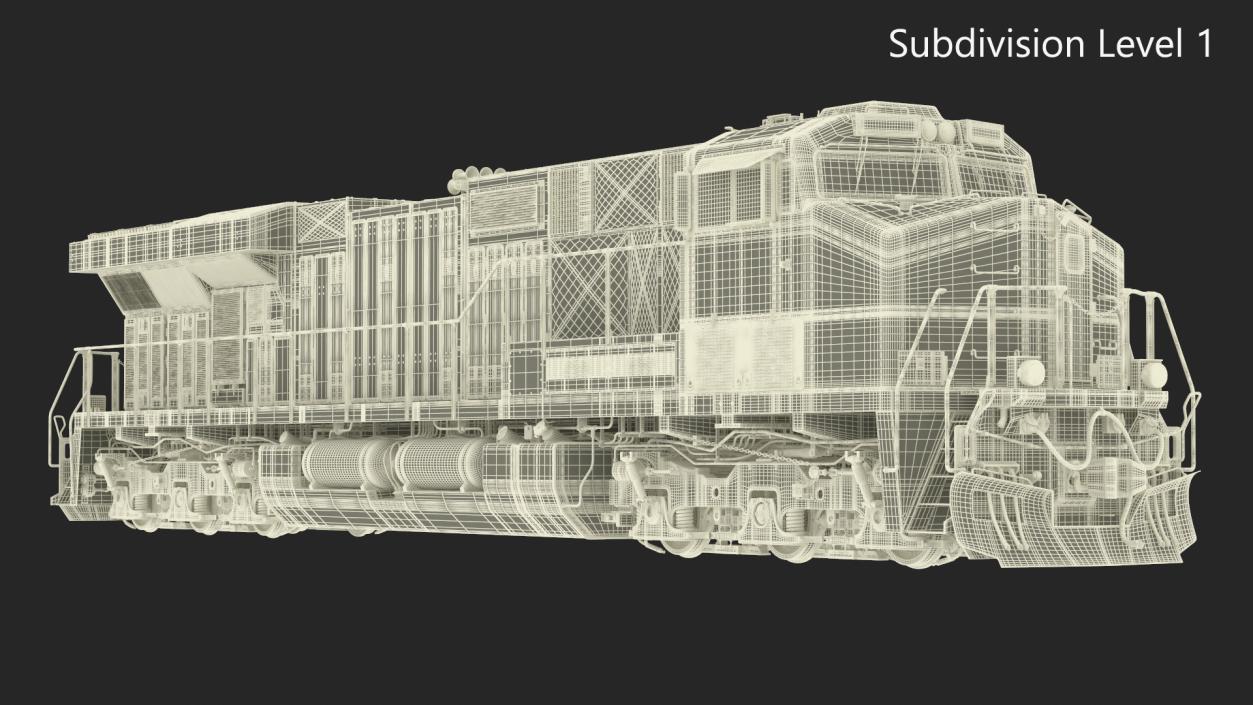 Canadian Pacific Railway Locomotive ES44AC 3D