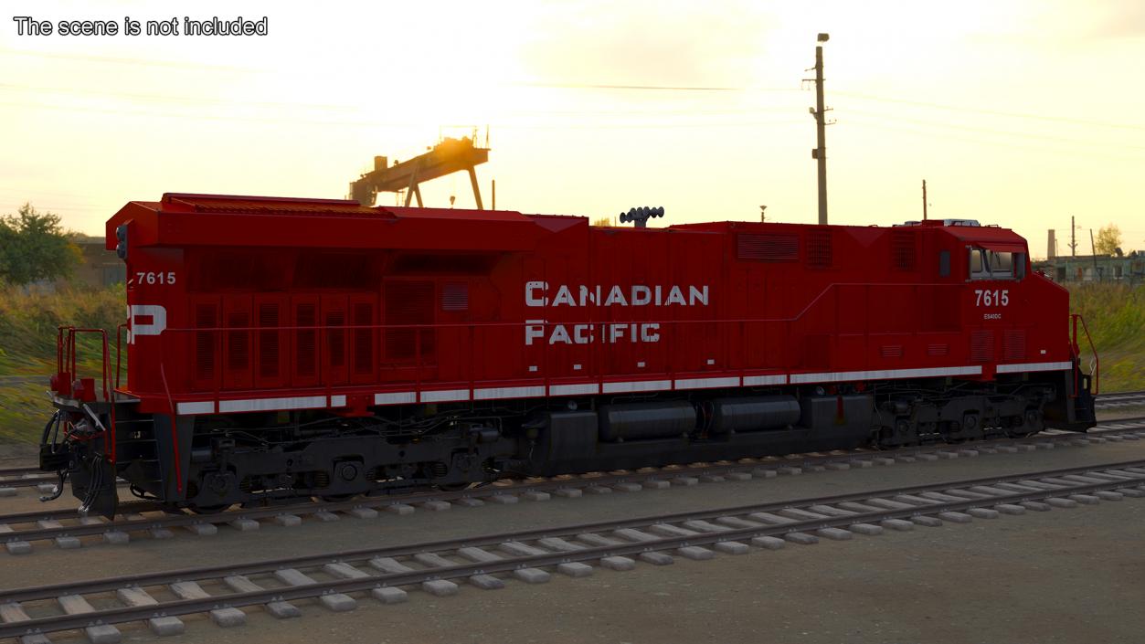 Canadian Pacific Railway Locomotive ES44AC 3D