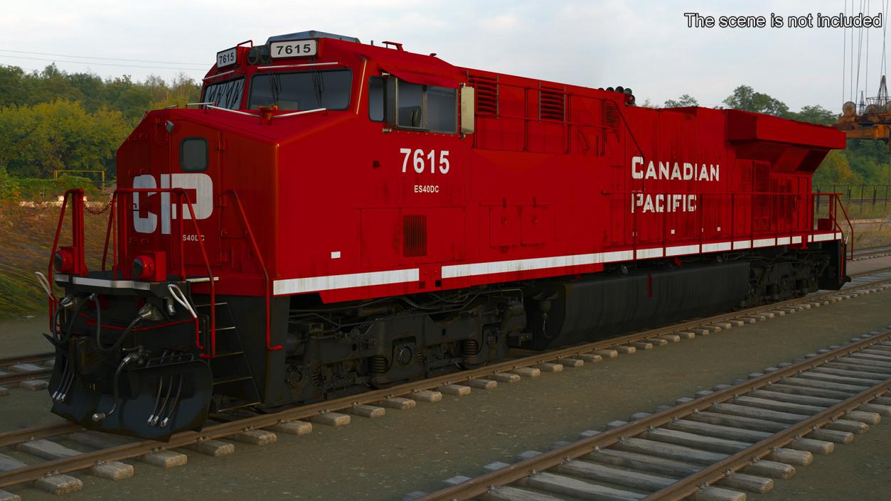 Canadian Pacific Railway Locomotive ES44AC 3D