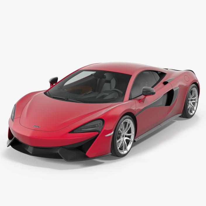 3D McLaren 570S Coupe model